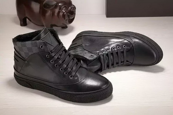 LV High-Top Fashion Men Shoes--016